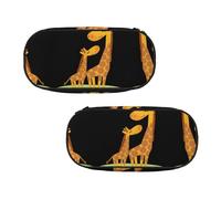 EZDLOWVBA Giraffe Print Pencil Cases Boys Girls Lovely Pencilcase with Zip Organizer for Students Pencil Case for Daughter Son Desk Pencil Pouch