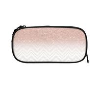 EZDLOWVBA Glittery Pretty Pattern Print Pencil Cases Boys Girls Lovely Pencilcase with Zip Organizer for Students Pencil Case for Daughter Son Desk Pencil Pouch