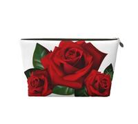 EZDLOWVBA Gothic Rose Print Makeup Bag Cosmetic Bag for Purse Travel Make Up Organizer for Handbag,Waterproof Beauty Pouch for Women and Girls