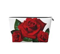 EZDLOWVBA Gothic Rose Print Makeup Bag Cosmetic Bag for Purse Travel Make Up Organizer for Handbag,Waterproof Beauty Pouch for Women and Girls