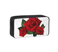 EZDLOWVBA Gothic Rose Print Portable Student Kids Pencil Case Pen Bag Durable Stationery Pouch,Capacity Bag Pouch Holder