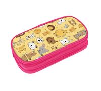 EZDLOWVBA Hairy Ferret Print Pencil Cases Boys Girls Lovely Pencilcase with Zip Organizer for Students Pencil Case for Daughter Son Desk Pencil Pouch