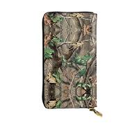EZDLOWVBA Hardwoods Green Camo Print Women Wallets,Large Capacity Clutch Purse for Women Ladie Men Wallet Clearance Credit Card Holder Pu Handbag