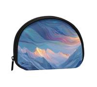 EZDLOWVBA Himalayan Wind Print Printed Mini Coin Purse with Zipper â€“ Small Wallet for Women & Men, Compact Travel Money Organizer