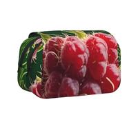 EZDLOWVBA Jamaica Flag Leaves Print Pencil Case Large Capacity Pen Pouch Pencil Bag with 2 Compartments Pen Holder Organizer Stationery Bag