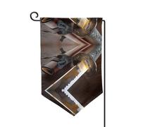 EZDLOWVBA Japan Samurai Sword Print Double Sided Premium Garden Flag,Garden Flags For Home Decor - Weather Resistant & Double Stitched Yard Flags - 18 X 12.5 Inch