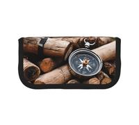 EZDLOWVBA Law of The Compass Navigation Print Pencil Case for Student Teens Adults Pencil Bag Case Kids Pencil Box Storage Bags Girls Pen Pouch Big Capacity