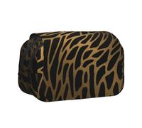 EZDLOWVBA Leopard Tiger Print Pencil Case Large Capacity Pen Pouch Pencil Bag with 2 Compartments Pen Holder Organizer Stationery Bag