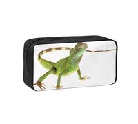 EZDLOWVBA Lizard Hd Print Portable Student Kids Pencil Case Pen Bag Durable Stationery Pouch,Capacity Bag Pouch Holder