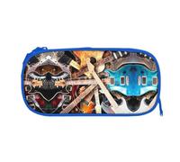 EZDLOWVBA Magic Electric Guitar Music Print Pencil Cases Boys Girls Lovely Pencilcase with Zip Organizer for Students Pencil Case for Daughter Son Desk Pencil Pouch
