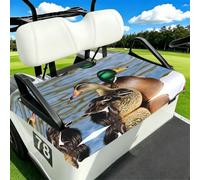 EZDLOWVBA Mallard Duck Print Golf Cart Seat Covers Club Car Seat Blanket Protector Golf Cart Accessory Decoration Fits Most Club Cars Golf Carts