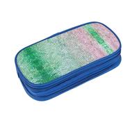 EZDLOWVBA Mermaid Scale Print Pencil Cases Boys Girls Lovely Pencilcase with Zip Organizer for Students Pencil Case for Daughter Son Desk Pencil Pouch