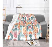 EZDLOWVBA Mexican Otomi Animals Print Fleece Throw Blanket For Couch Sofa Bed, Cozy Fuzzy Soft Lightweight Warm Blankets For All Seasons