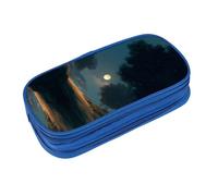 EZDLOWVBA Moonlight Print Pencil Cases Boys Girls Lovely Pencilcase with Zip Organizer for Students Pencil Case for Daughter Son Desk Pencil Pouch