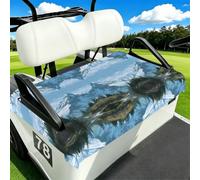EZDLOWVBA Mountain Range Print Golf Cart Seat Covers Club Car Seat Blanket Protector Golf Cart Accessory Decoration Fits Most Club Cars Golf Carts