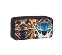 EZDLOWVBA Music Guitar Print Portable Student Kids Pencil Case Pen Bag Durable Stationery Pouch,Capacity Bag Pouch Holder