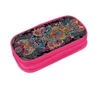 EZDLOWVBA Native Patterns Print Pencil Cases Boys Girls Lovely Pencilcase with Zip Organizer for Students Pencil Case for Daughter Son Desk Pencil Pouch