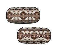 EZDLOWVBA Native Print Pencil Cases Boys Girls Lovely Pencilcase with Zip Organizer for Students Pencil Case for Daughter Son Desk Pencil Pouch