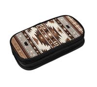 EZDLOWVBA Native Print Pencil Cases Boys Girls Lovely Pencilcase with Zip Organizer for Students Pencil Case for Daughter Son Desk Pencil Pouch