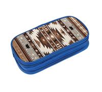EZDLOWVBA Native Print Pencil Cases Boys Girls Lovely Pencilcase with Zip Organizer for Students Pencil Case for Daughter Son Desk Pencil Pouch