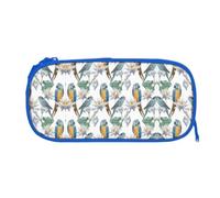 EZDLOWVBA Parrots On Branches Print Pencil Cases Boys Girls Lovely Pencilcase with Zip Organizer for Students Pencil Case for Daughter Son Desk Pencil Pouch
