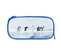 EZDLOWVBA Penguins Print Pencil Cases Boys Girls Lovely Pencilcase with Zip Organizer for Students Pencil Case for Daughter Son Desk Pencil Pouch