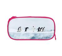 EZDLOWVBA Penguins Print Pencil Cases Boys Girls Lovely Pencilcase with Zip Organizer for Students Pencil Case for Daughter Son Desk Pencil Pouch