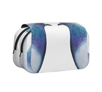 EZDLOWVBA Pigeon Print Pencil Case Large Capacity Pen Pouch Pencil Bag with 2 Compartments Pen Holder Organizer Stationery Bag