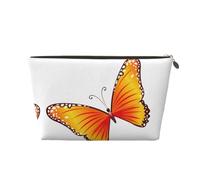 EZDLOWVBA Pretty Butterfly Print Makeup Bag Cosmetic Bag for Purse Travel Make Up Organizer for Handbag,Waterproof Beauty Pouch for Women and Girls