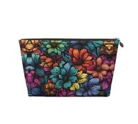 EZDLOWVBA Rainbow Butterfly Print Makeup Bag Cosmetic Bag for Purse Travel Make Up Organizer for Handbag,Waterproof Beauty Pouch for Women and Girls