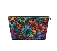 EZDLOWVBA Rainbow Butterfly Print Makeup Bag Cosmetic Bag for Purse Travel Make Up Organizer for Handbag,Waterproof Beauty Pouch for Women and Girls