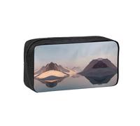 EZDLOWVBA River Sand Dunes Print Portable Student Kids Pencil Case Pen Bag Durable Stationery Pouch,Capacity Bag Pouch Holder