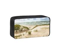 EZDLOWVBA Seaside Grand Tidal Print Portable Student Kids Pencil Case Pen Bag Durable Stationery Pouch,Capacity Bag Pouch Holder