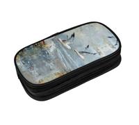 EZDLOWVBA Seaside Seagulls Print Pencil Cases Boys Girls Lovely Pencilcase with Zip Organizer for Students Pencil Case for Daughter Son Desk Pencil Pouch