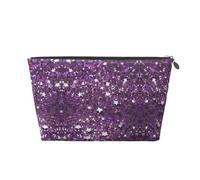 EZDLOWVBA Sequin Pattern Print Makeup Bag Cosmetic Bag for Purse Travel Make Up Organizer for Handbag,Waterproof Beauty Pouch for Women and Girls