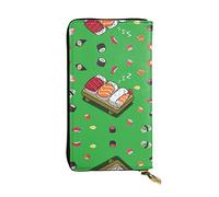 EZDLOWVBA Sleeping Sushi Print Women Wallets,Large Capacity Clutch Purse for Women Ladie Men Wallet Clearance Credit Card Holder Pu Handbag
