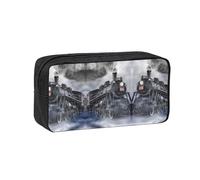 EZDLOWVBA Steam Train Clouds Print Pencil Case for Boys Girls Secondary School Pen Holder for Kids Girls Pen Pouch Pencil Bag Office College Stationery