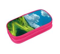 EZDLOWVBA Summer Meadow Print Pencil Cases Boys Girls Lovely Pencilcase with Zip Organizer for Students Pencil Case for Daughter Son Desk Pencil Pouch