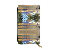EZDLOWVBA Sunset at The Beach Print Women Wallets,Large Capacity Clutch Purse for Women Ladie Men Wallet Clearance Credit Card Holder Pu Handbag