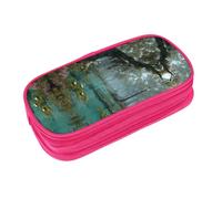 EZDLOWVBA Swamp Scenery Print Pencil Cases Boys Girls Lovely Pencilcase with Zip Organizer for Students Pencil Case for Daughter Son Desk Pencil Pouch