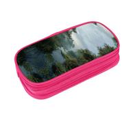 EZDLOWVBA Swamp Wetland Print Pencil Cases Boys Girls Lovely Pencilcase with Zip Organizer for Students Pencil Case for Daughter Son Desk Pencil Pouch