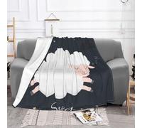 EZDLOWVBA Sweet Dream Print Fleece Throw Blanket For Couch Sofa Bed, Cozy Fuzzy Soft Lightweight Warm Blankets For All Seasons