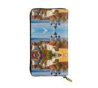 EZDLOWVBA Tallinn Estonia City Print Women Wallets,Large Capacity Clutch Purse for Women Ladie Men Wallet Clearance Credit Card Holder Pu Handbag