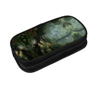 EZDLOWVBA Tropical Rainforest Print Pencil Cases Boys Girls Lovely Pencilcase with Zip Organizer for Students Pencil Case for Daughter Son Desk Pencil Pouch
