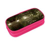 EZDLOWVBA Tropical Rainforest Print Pencil Cases Boys Girls Lovely Pencilcase with Zip Organizer for Students Pencil Case for Daughter Son Desk Pencil Pouch