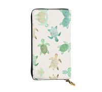 EZDLOWVBA Turtle Write Print Women Wallets,Large Capacity Clutch Purse for Women Ladie Men Wallet Clearance Credit Card Holder Pu Handbag
