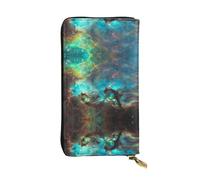 EZDLOWVBA Universe Galaxy Space Print Women Wallets,Large Capacity Clutch Purse for Women Ladie Men Wallet Clearance Credit Card Holder Pu Handbag
