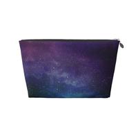 EZDLOWVBA Universe with Stars and Galaxy Interstellar Print Makeup Bag Cosmetic Bag for Purse Travel Make Up Organizer for Handbag,Waterproof Beauty Pouch for Women and Girls