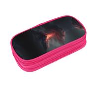 EZDLOWVBA Volcano Print Pencil Cases Boys Girls Lovely Pencilcase with Zip Organizer for Students Pencil Case for Daughter Son Desk Pencil Pouch