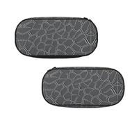 EZDLOWVBA White Line Giraffe Print Pencil Cases Boys Girls Lovely Pencilcase with Zip Organizer for Students Pencil Case for Daughter Son Desk Pencil Pouch